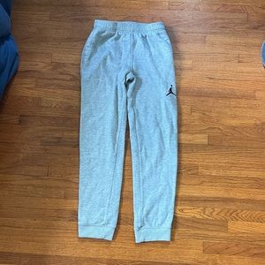 grey/gray nike jordan sweatpants